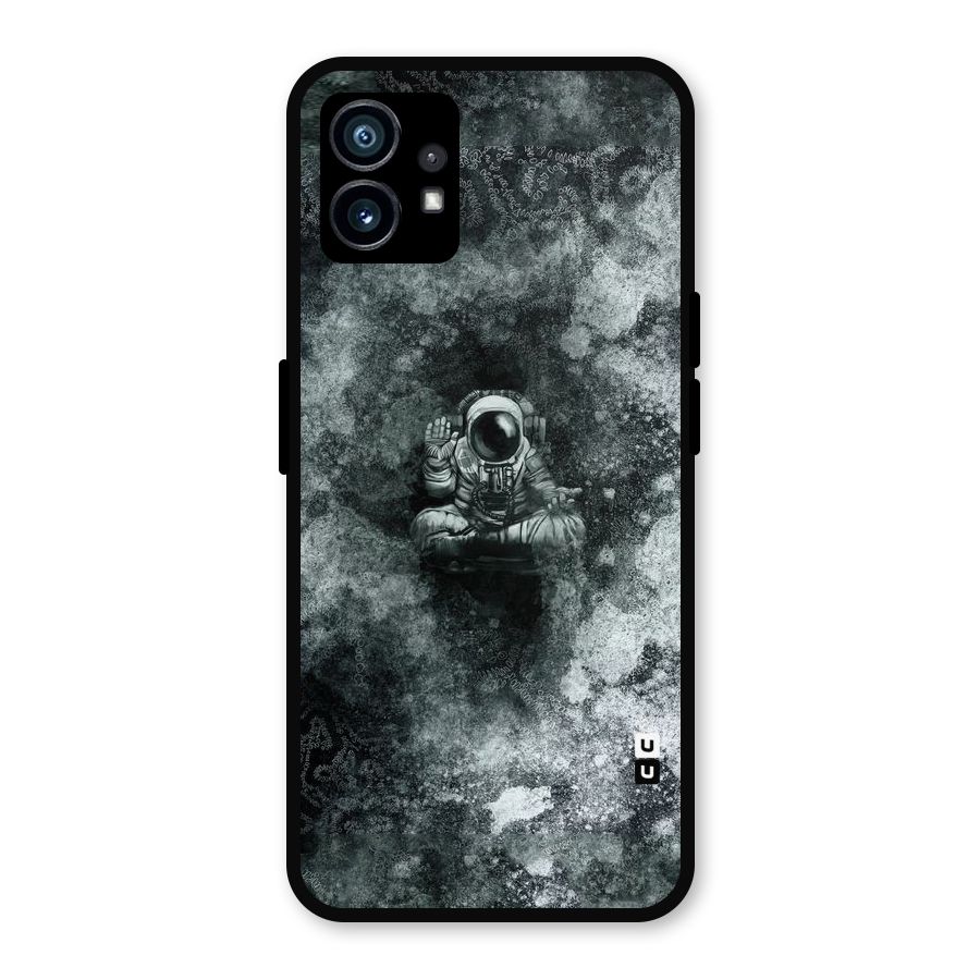 Meditating Spaceman Metal Back Case for Nothing Phone 1