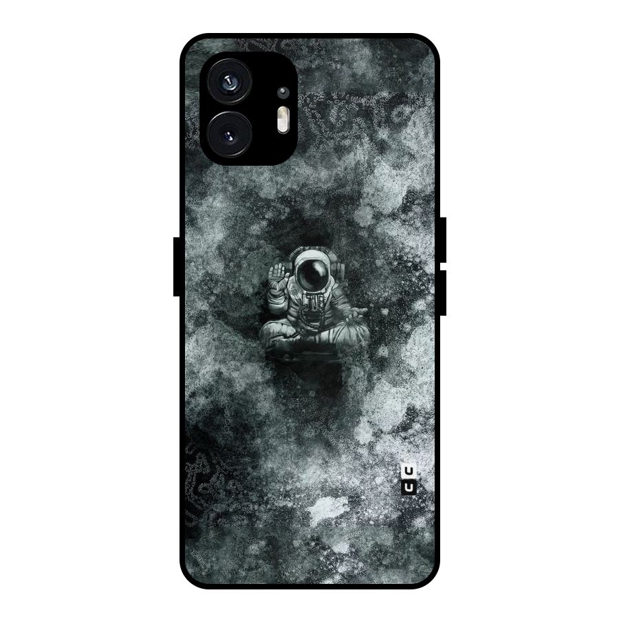 Meditating Spaceman Metal Back Case for Nothing Phone 2