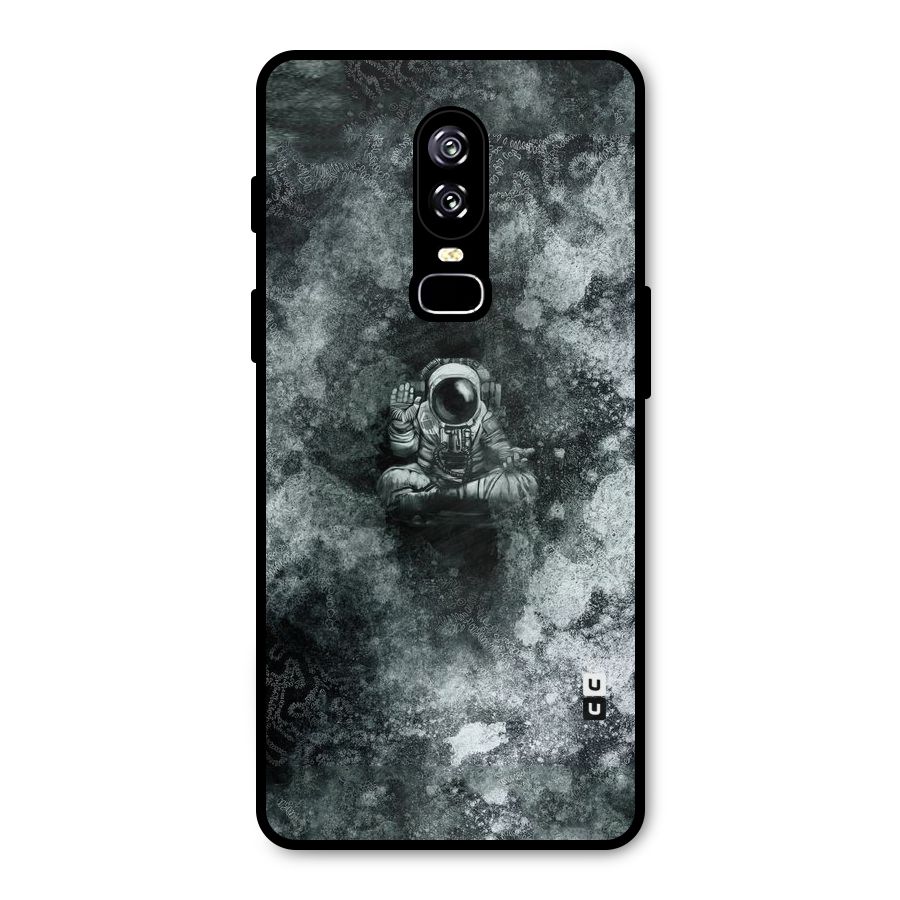 Meditating Spaceman Metal Back Case for OnePlus 6
