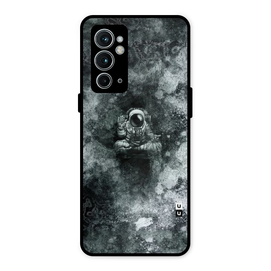 Meditating Spaceman Metal Back Case for OnePlus 9RT 5G