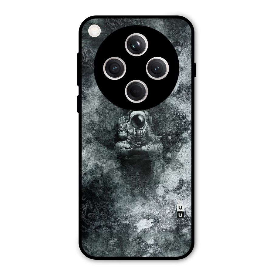 Meditating Spaceman Metal Back Case for Oppo Find X8