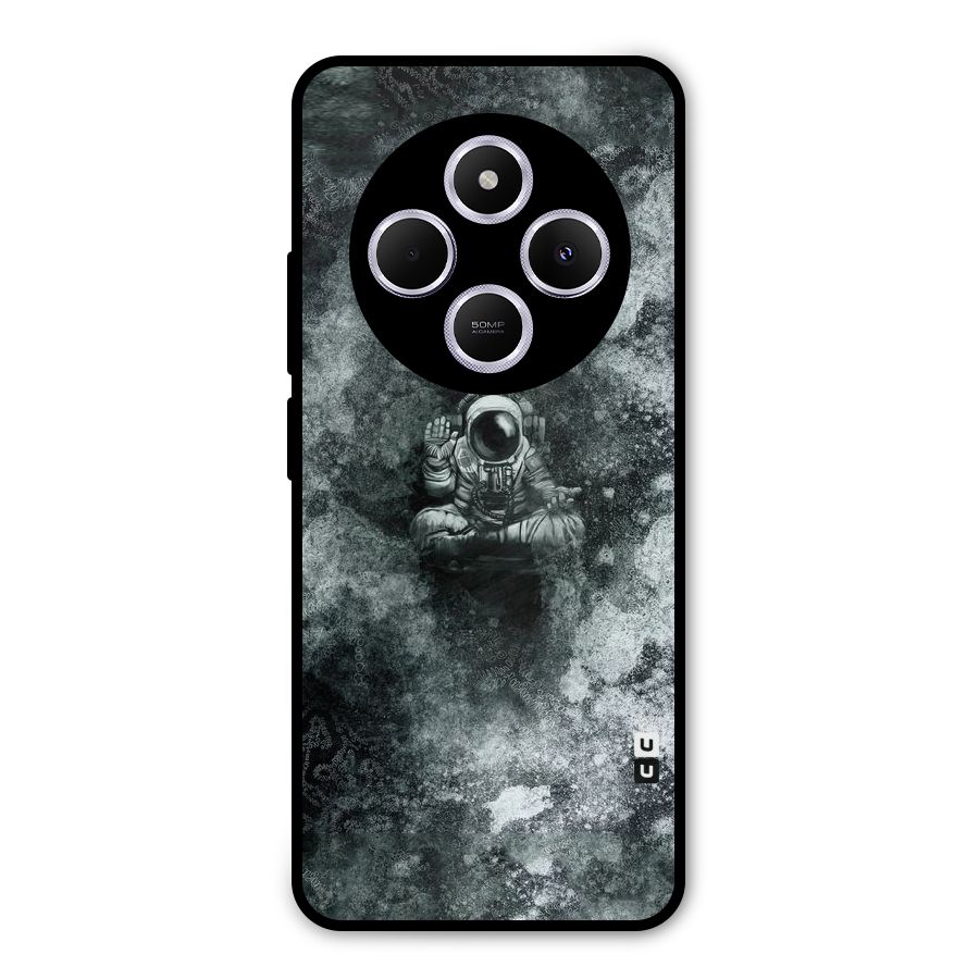 Meditating Spaceman Metal Back Case for Poco C75 5G
