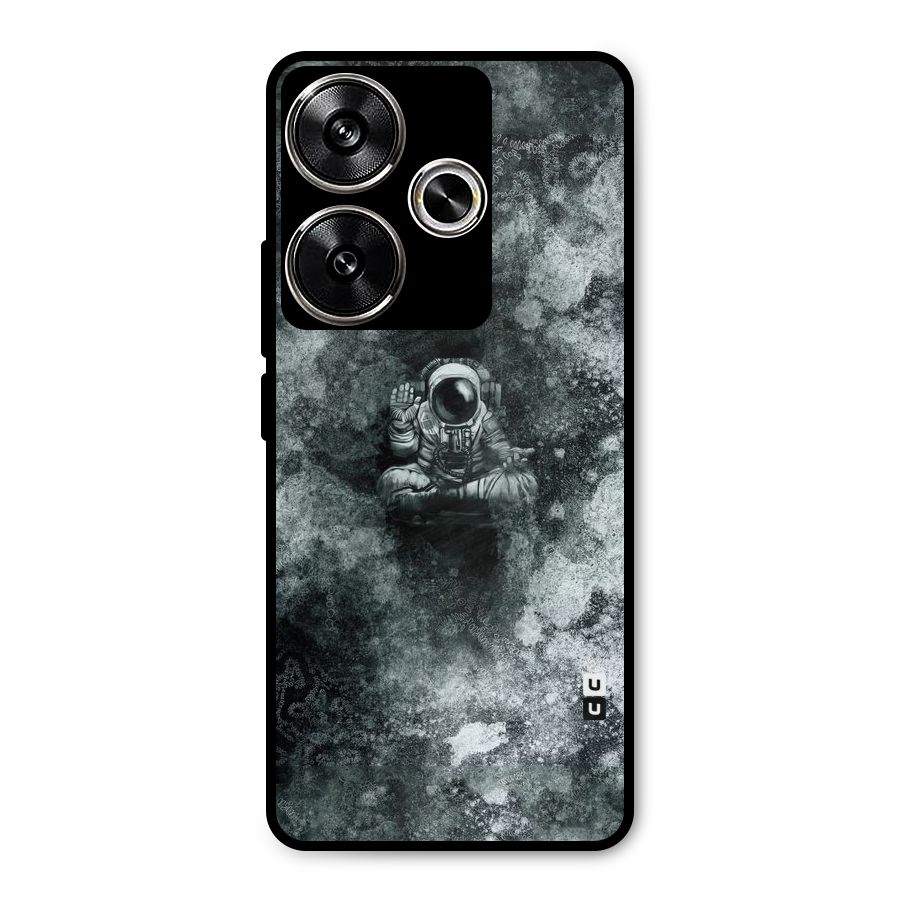 Meditating Spaceman Metal Back Case for Poco F6
