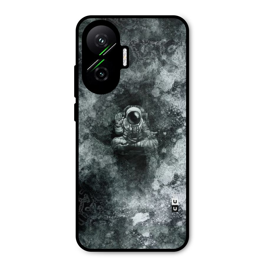 Meditating Spaceman Metal Back Case for Poco F7