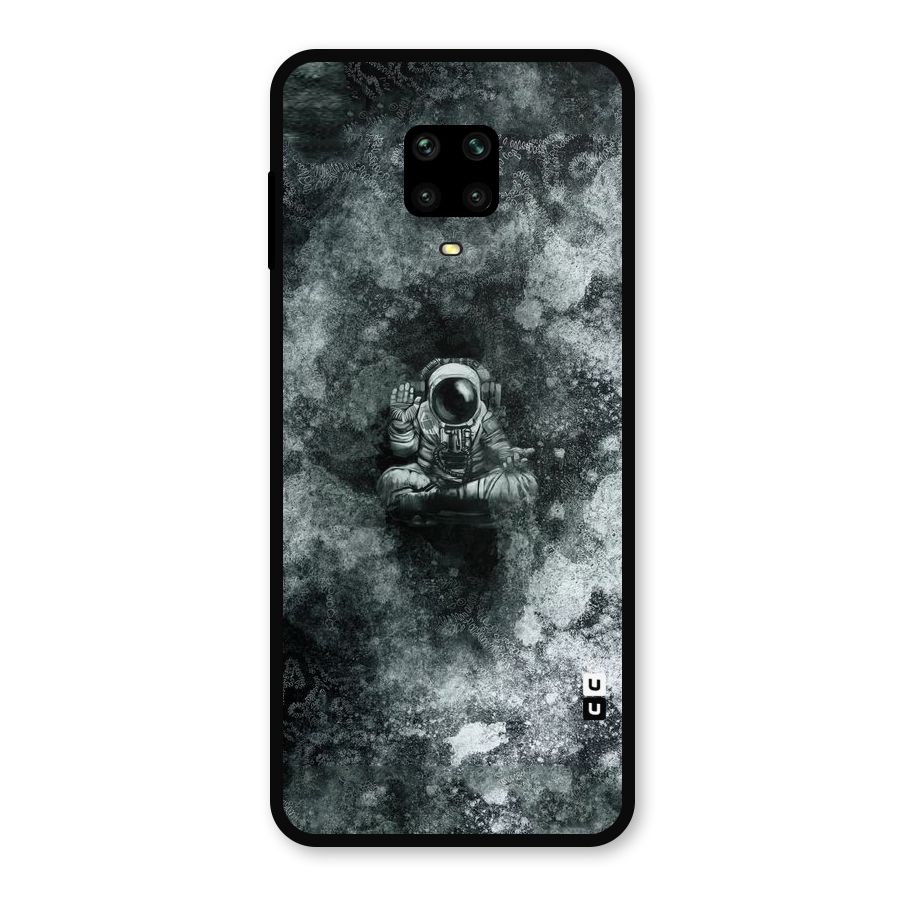 Meditating Spaceman Metal Back Case for Poco M2 Pro