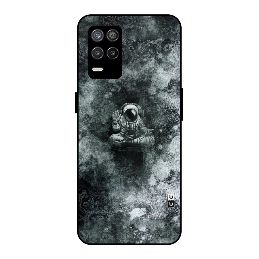 Meditating Spaceman Metal Back Case for Realme 8 5G
