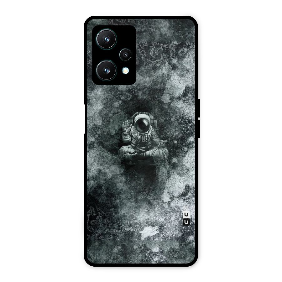 Meditating Spaceman Metal Back Case for Realme 9 Pro 5G