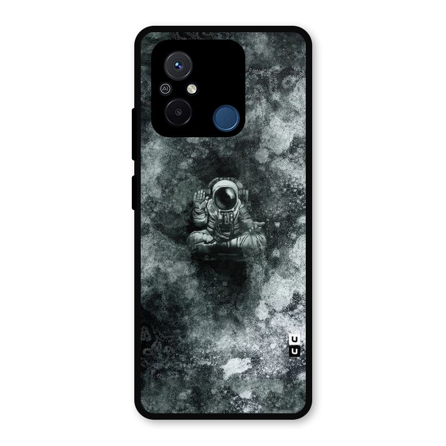 Meditating Spaceman Metal Back Case for Redmi 12C
