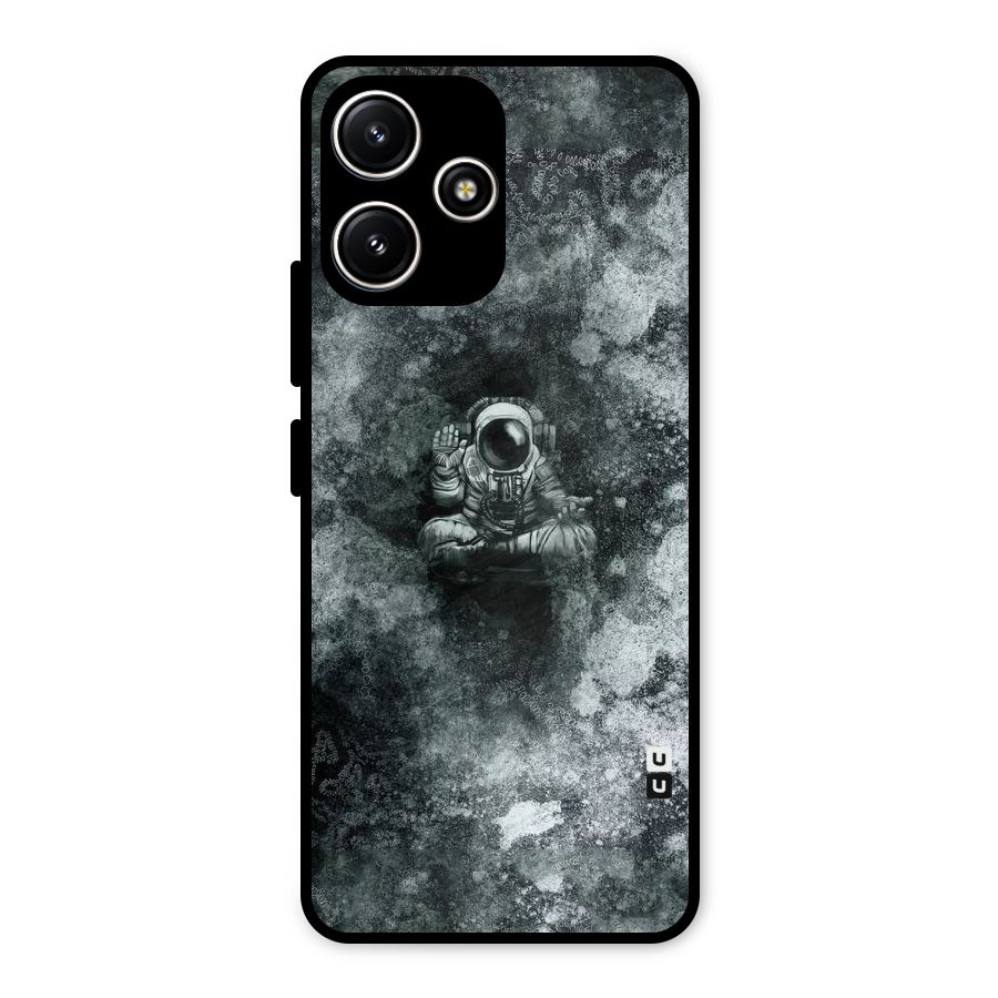 Meditating Spaceman Metal Back Case for Redmi 12 5G