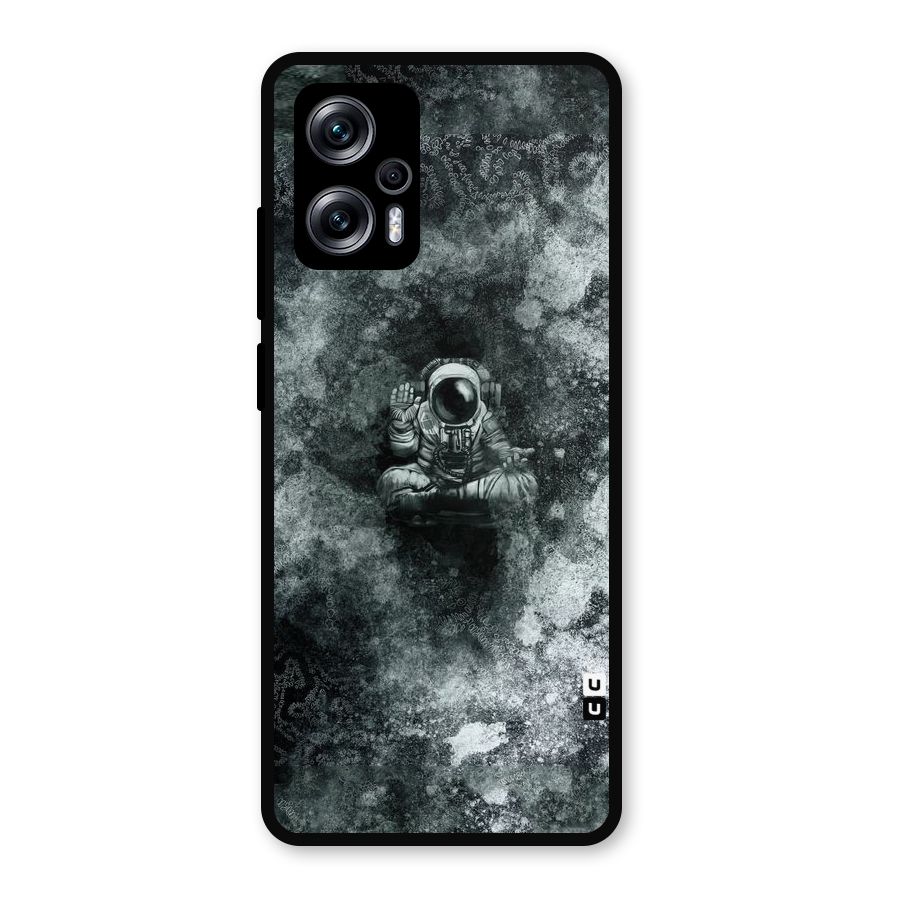 Meditating Spaceman Metal Back Case for Redmi K50i