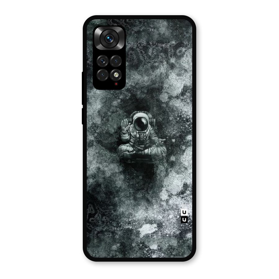 Meditating Spaceman Metal Back Case for Redmi Note 11s