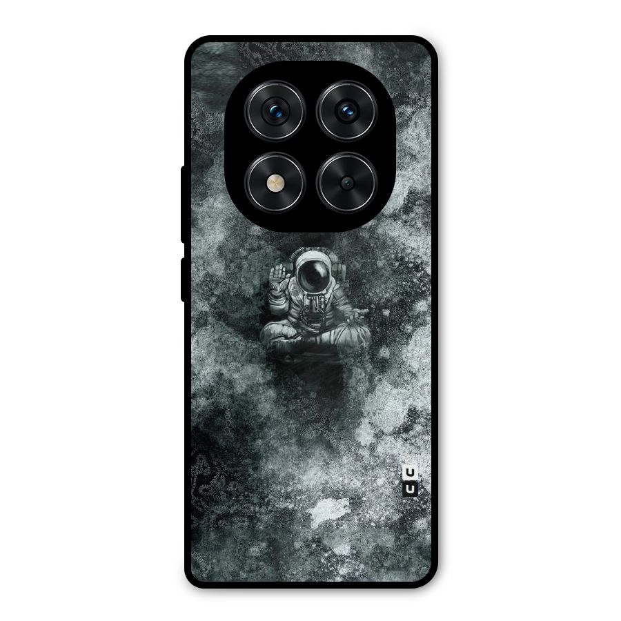 Meditating Spaceman Metal Back Case for Redmi Note 14 Pro 5G