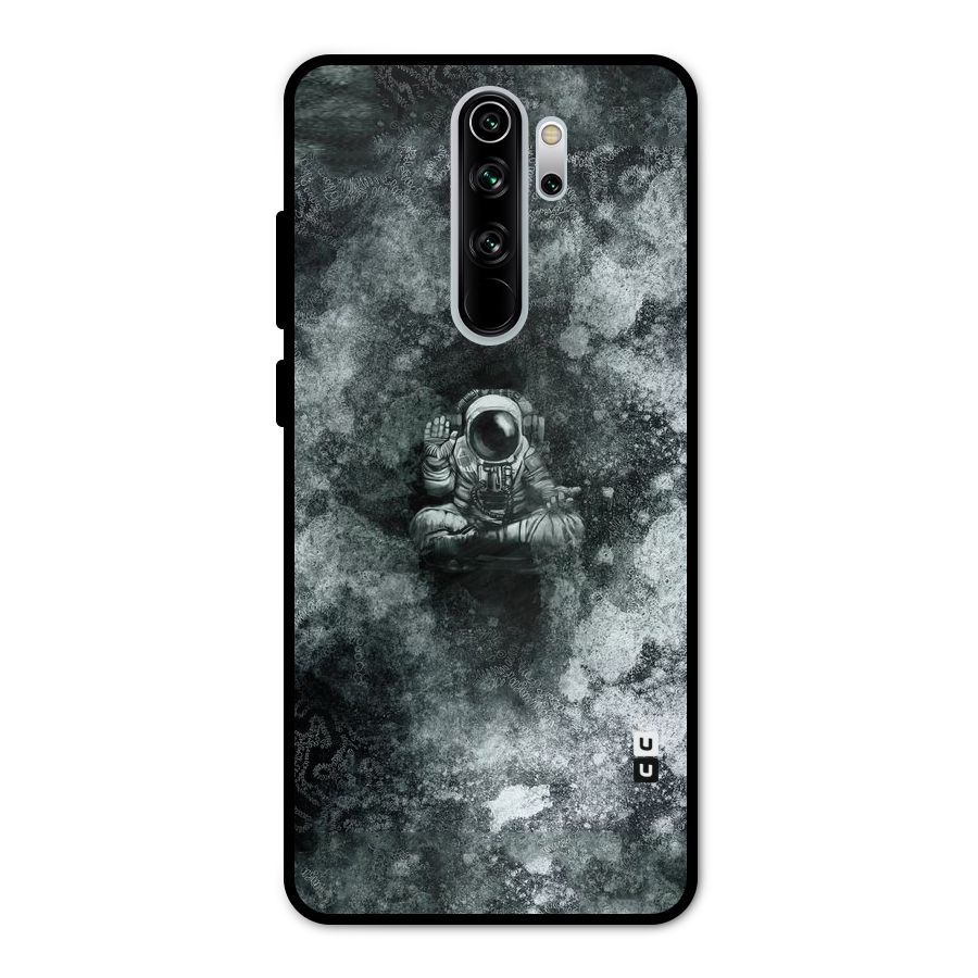 Meditating Spaceman Metal Back Case for Redmi Note 8 Pro