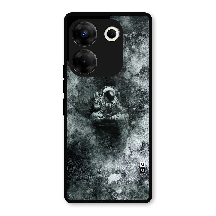 Meditating Spaceman Metal Back Case for Tecno Camon 20