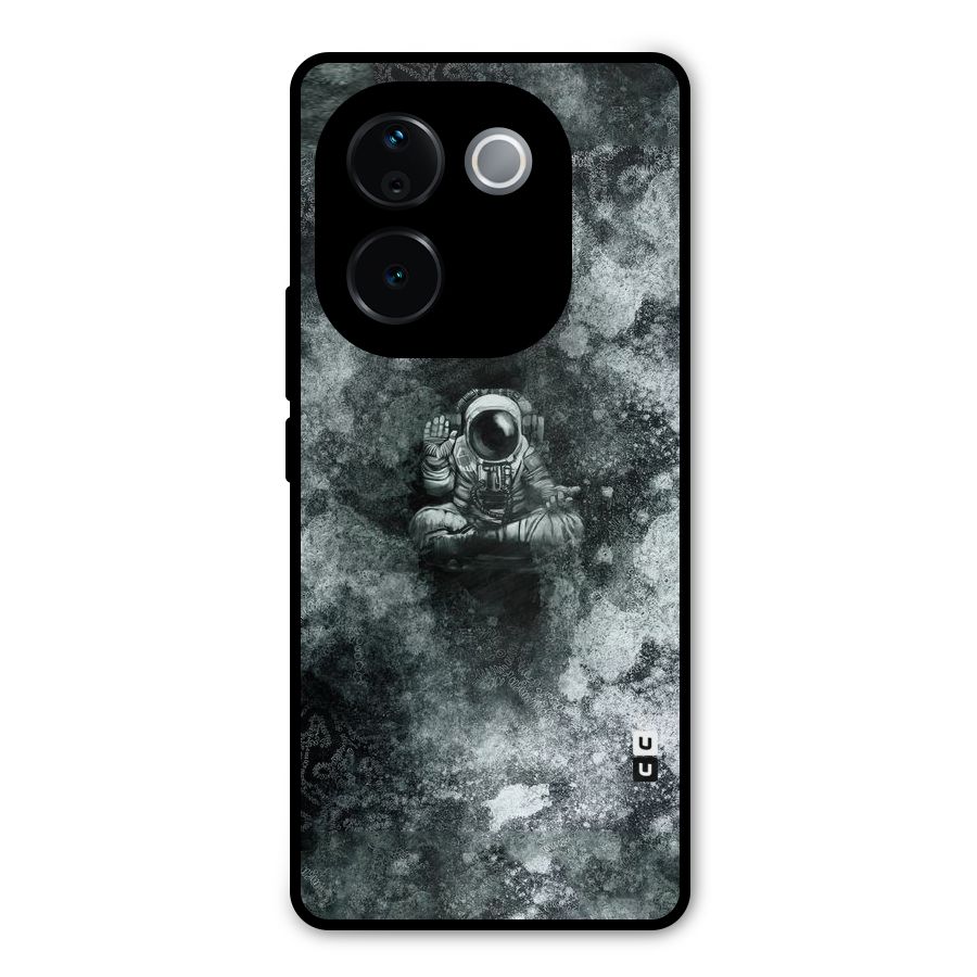 Meditating Spaceman Metal Back Case for Vivo T3 Pro