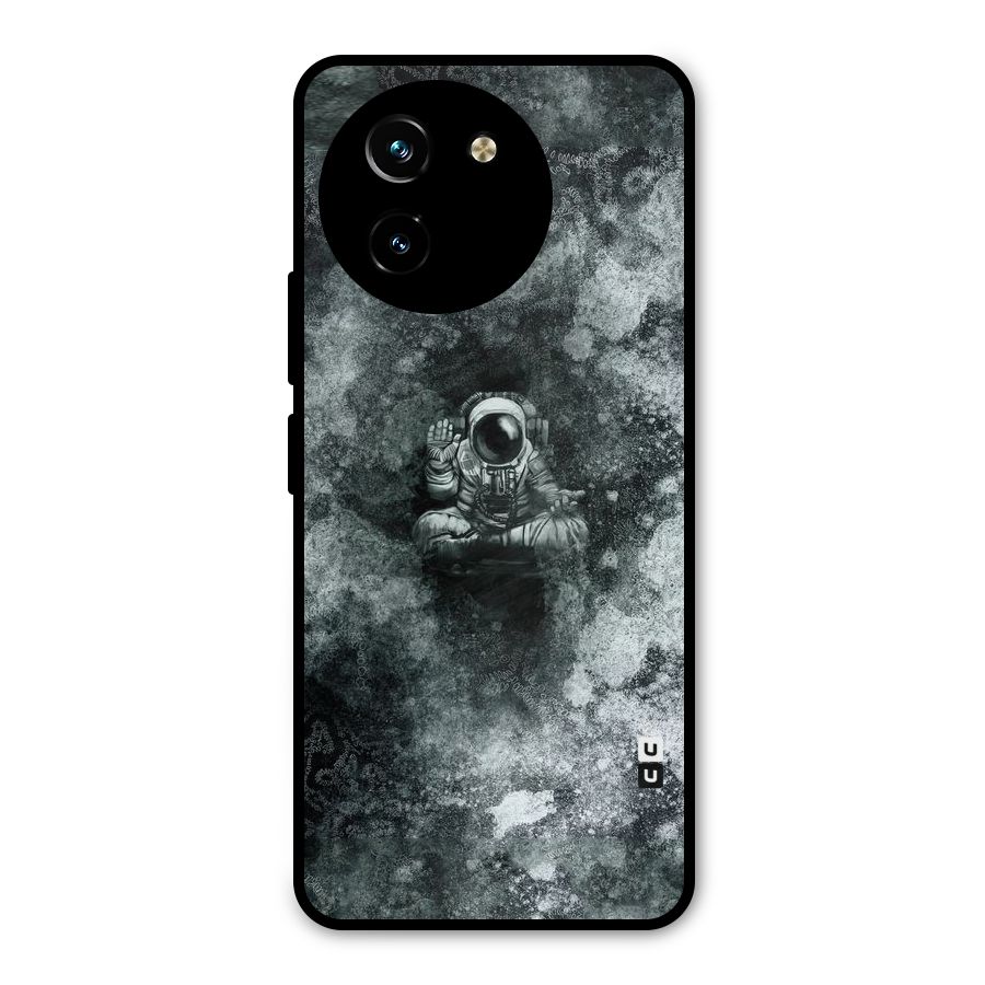 Meditating Spaceman Metal Back Case for Vivo T3x