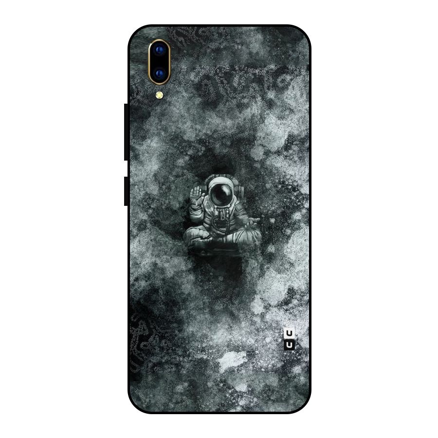 Meditating Spaceman Metal Back Case for Vivo V11 Pro