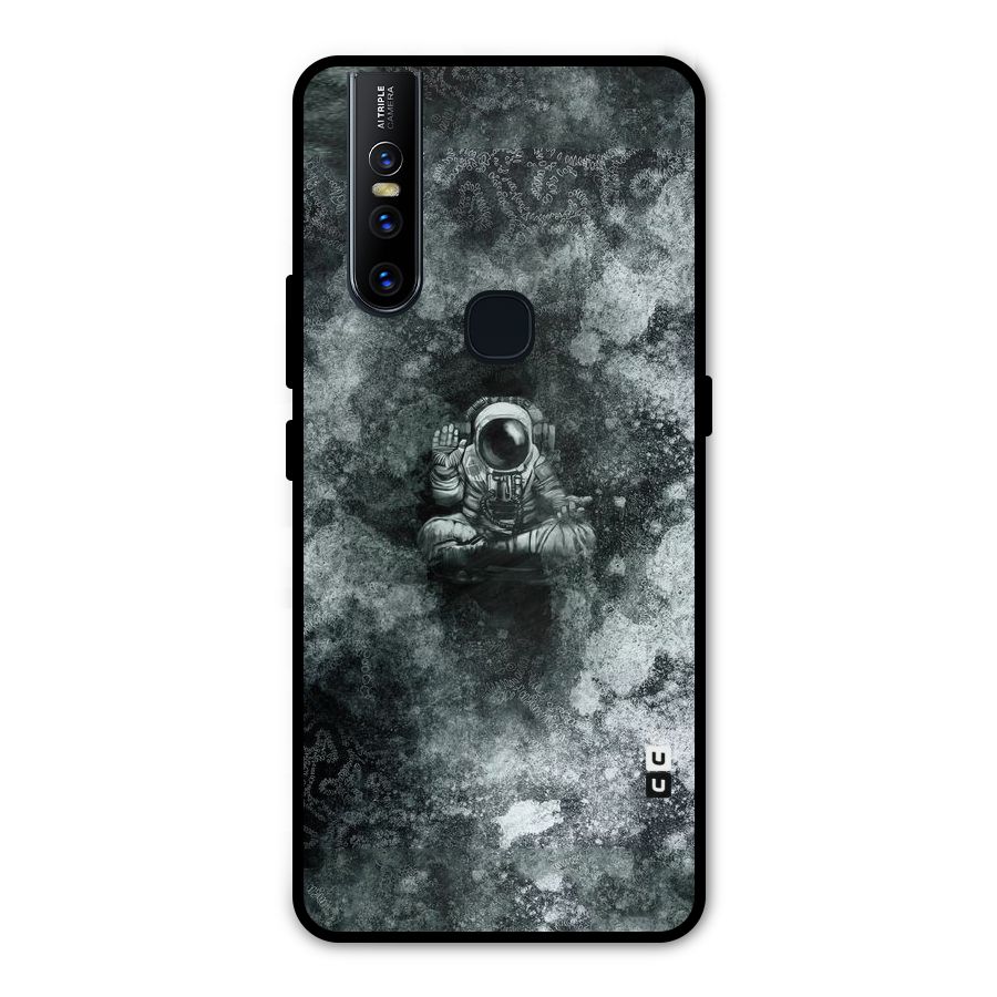 Meditating Spaceman Metal Back Case for Vivo V15