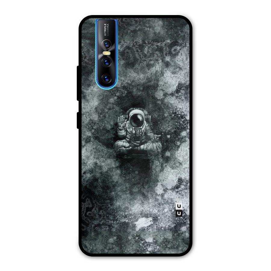 Meditating Spaceman Metal Back Case for Vivo V15 Pro