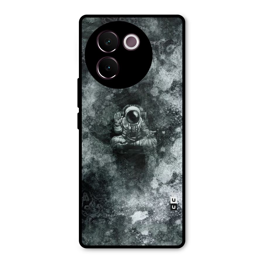 Meditating Spaceman Metal Back Case for Vivo V30e