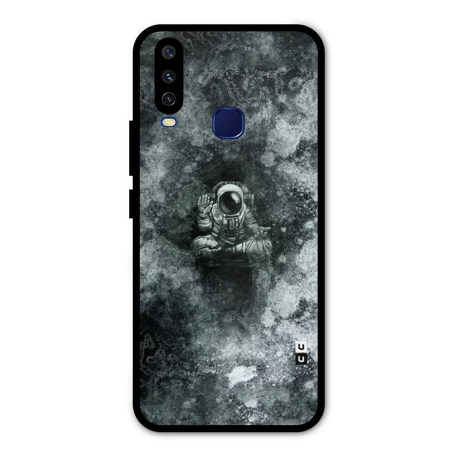 Meditating Spaceman Metal Back Case for Vivo Y15
