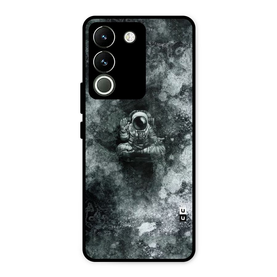 Meditating Spaceman Metal Back Case for Vivo Y200