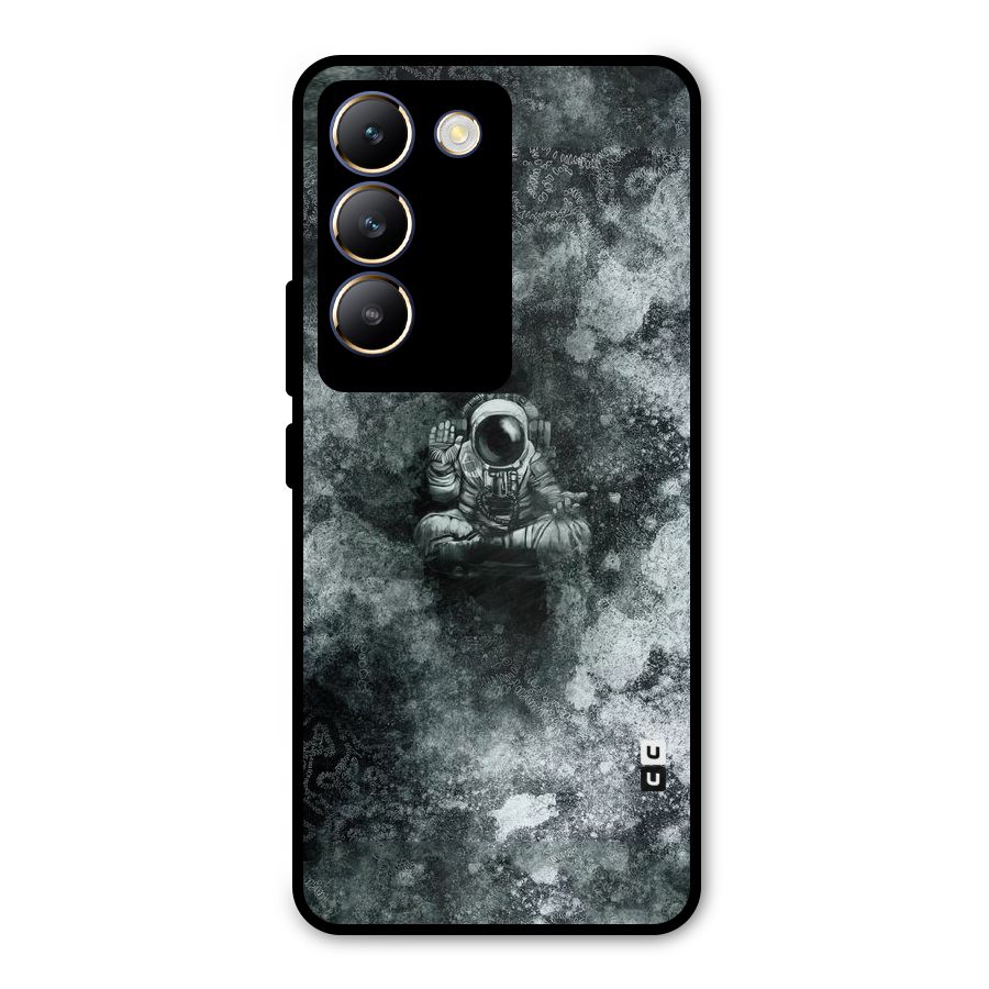 Meditating Spaceman Metal Back Case for Vivo Y200e