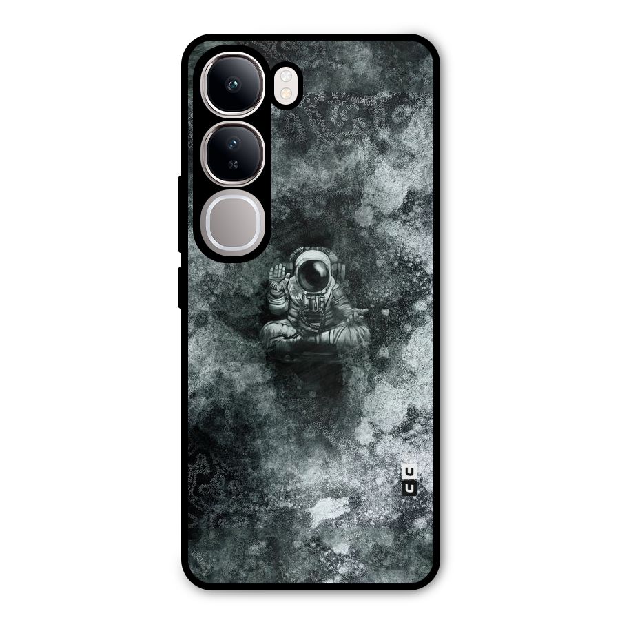 Meditating Spaceman Metal Back Case for Vivo Y300