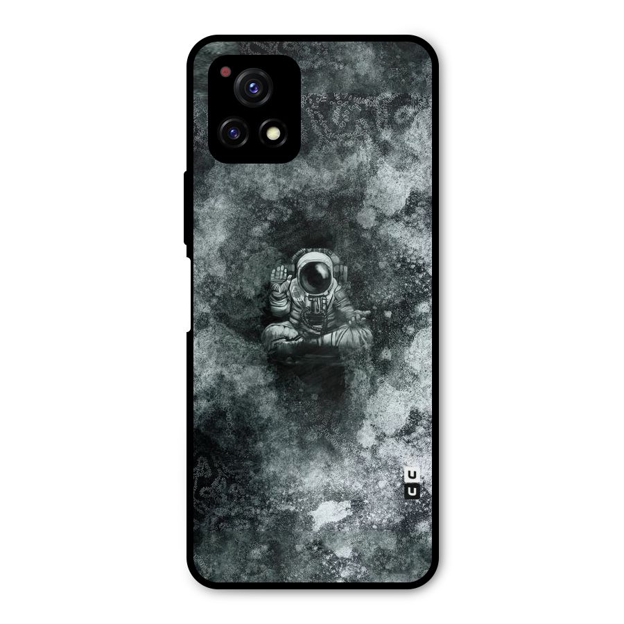 Meditating Spaceman Metal Back Case for Vivo Y72 5G