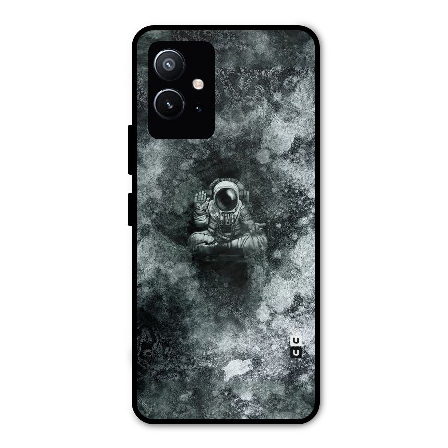 Meditating Spaceman Metal Back Case for Vivo Y75 5G