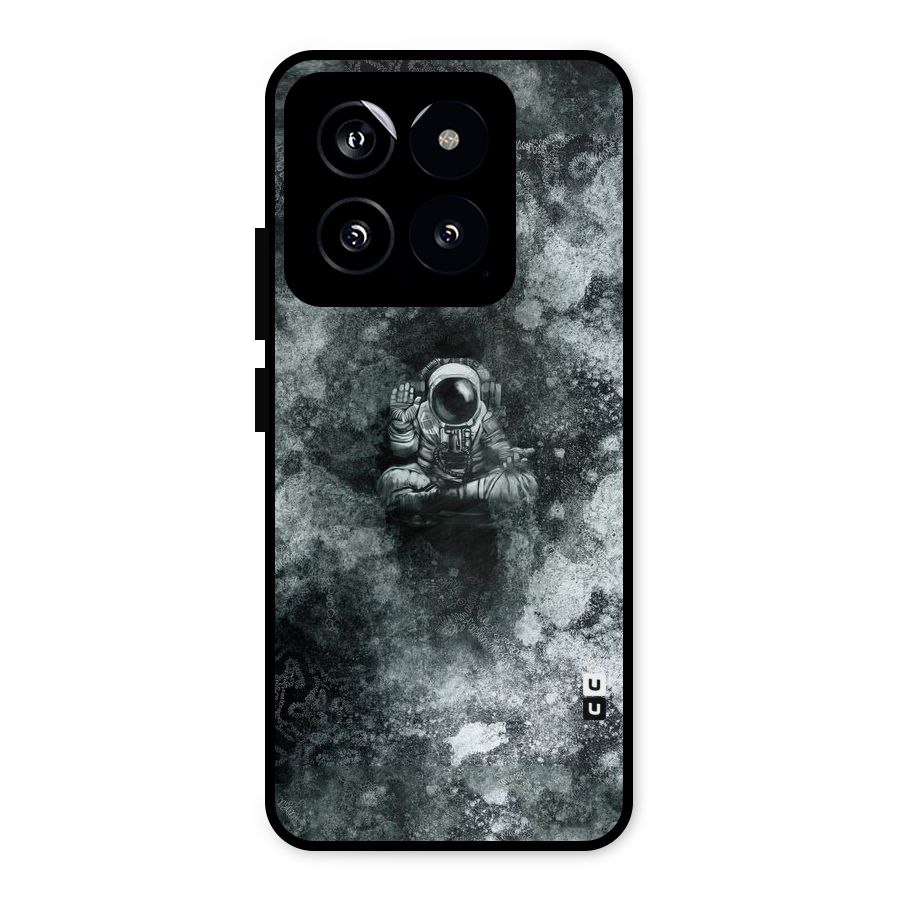 Meditating Spaceman Metal Back Case for Xiaomi 14