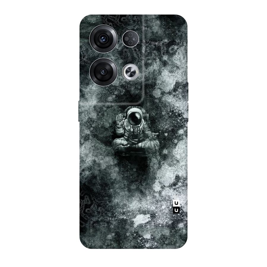 Meditating Spaceman Original Polycarbonate Back Case for Oppo Reno8 Pro 5G