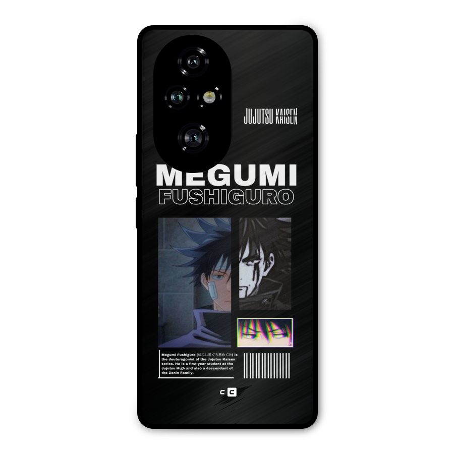 Megumi Fushiguro Metal Back Case for Honor 200 Pro