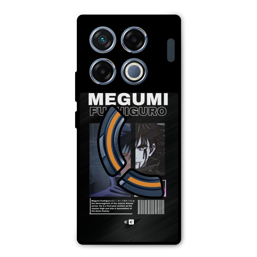 Megumi Fushiguro Metal Back Case for Infinix GT 20 Pro