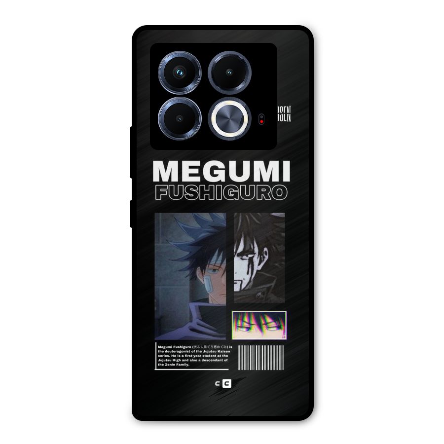 Megumi Fushiguro Metal Back Case for Infinix Note 40 5G