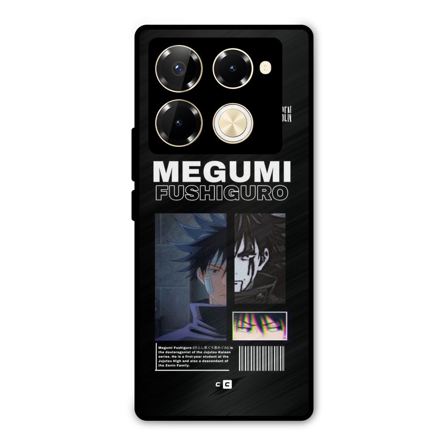 Megumi Fushiguro Metal Back Case for Infinix Note 40 Pro