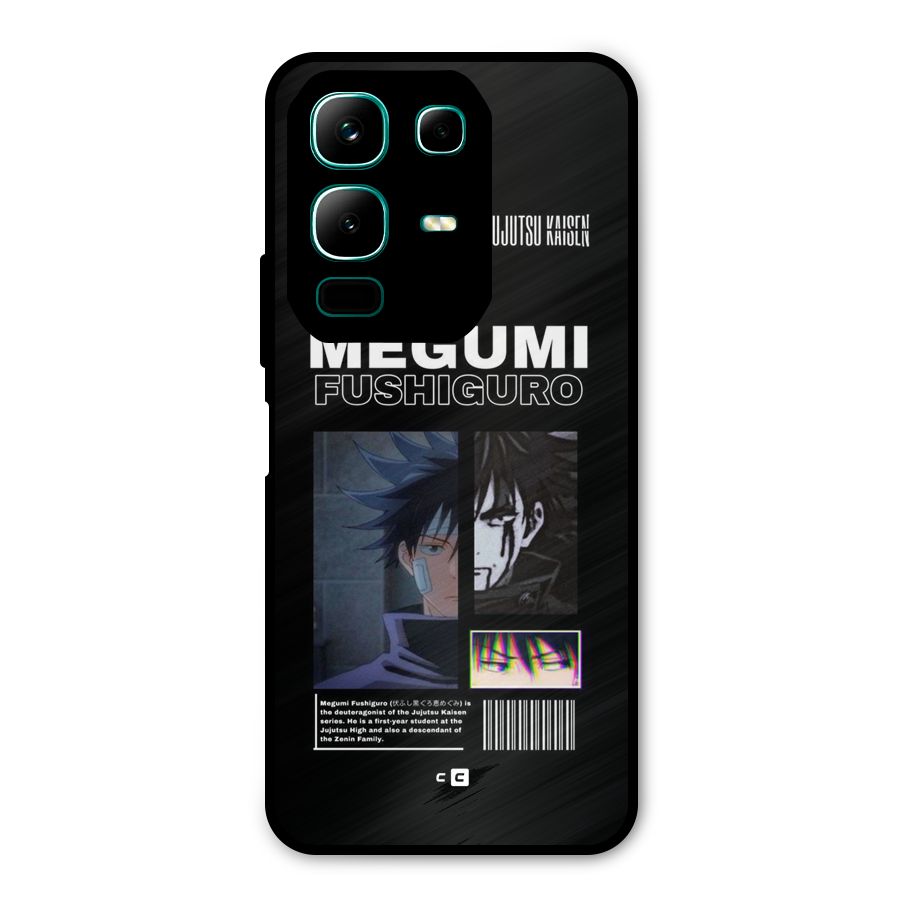 Megumi Fushiguro Metal Back Case for Infinix Note 50x