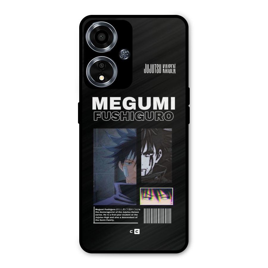 Megumi Fushiguro Metal Back Case for Oppo A59