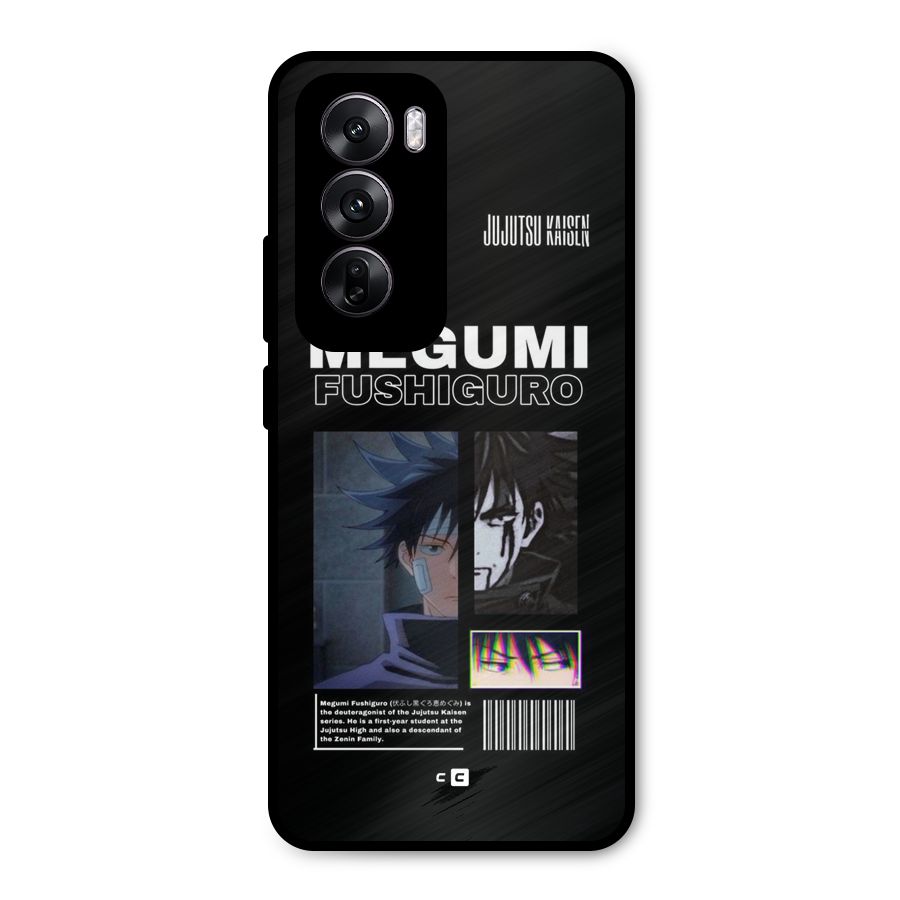 Megumi Fushiguro Metal Back Case for Oppo Reno12