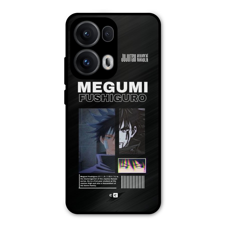 Megumi Fushiguro Metal Back Case for Oppo Reno13 Pro