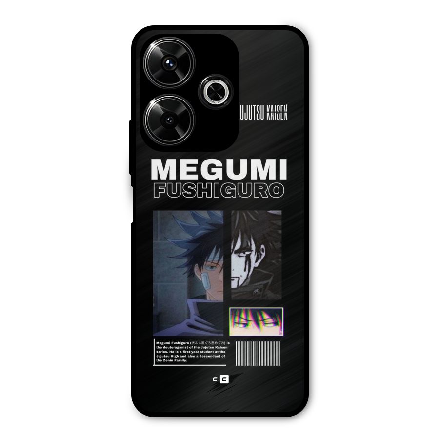 Megumi Fushiguro Metal Back Case for Poco M6 Plus