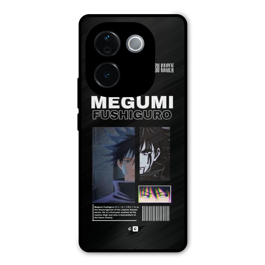 Megumi Fushiguro Metal Back Case for Vivo T3 Pro