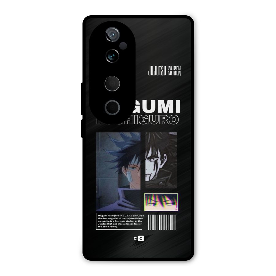 Megumi Fushiguro Metal Back Case for Vivo T3 Ultra