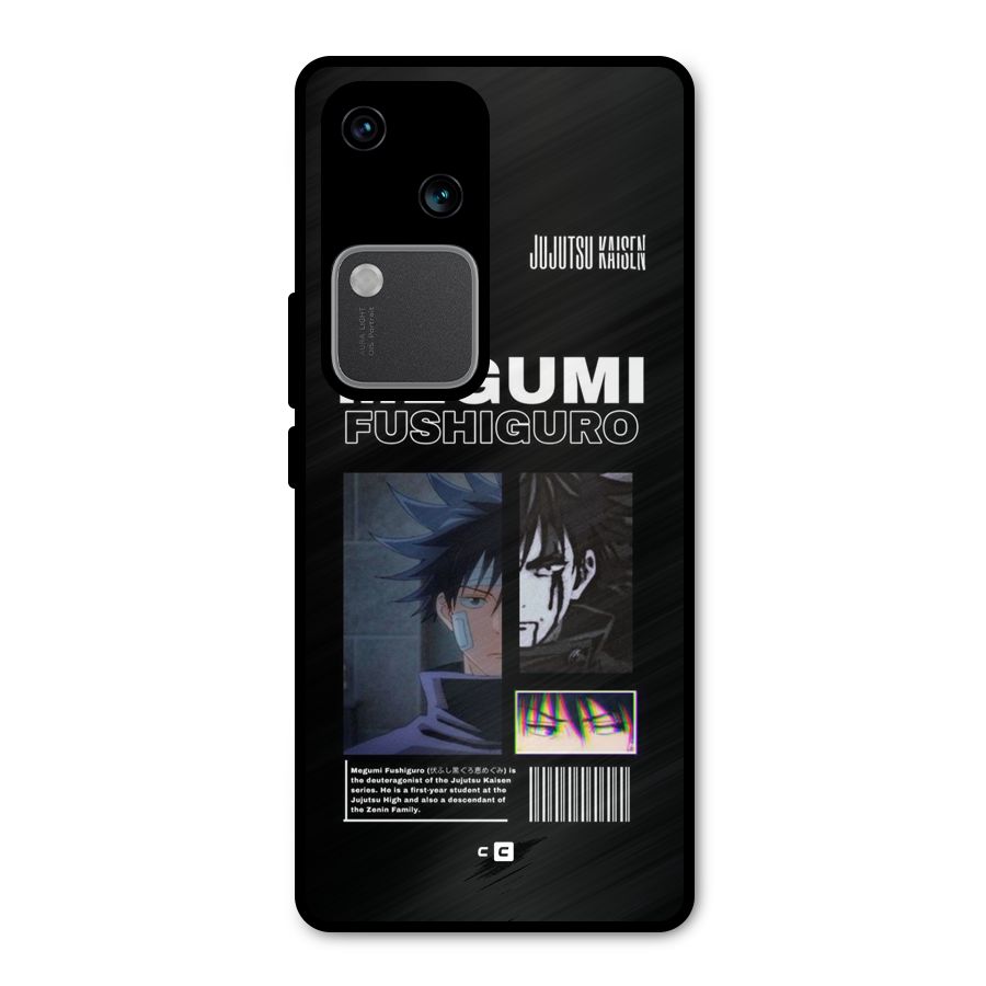 Megumi Fushiguro Metal Back Case for Vivo V30