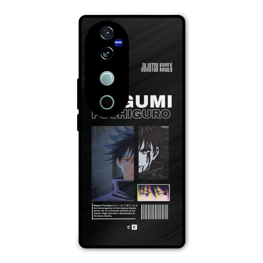 Megumi Fushiguro Metal Back Case for Vivo V40 Pro