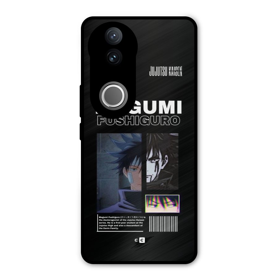 Megumi Fushiguro Metal Back Case for Vivo V50e