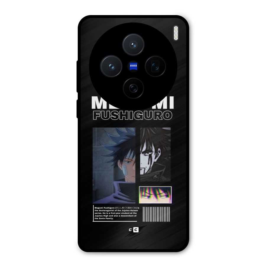 Megumi Fushiguro Metal Back Case for Vivo X200