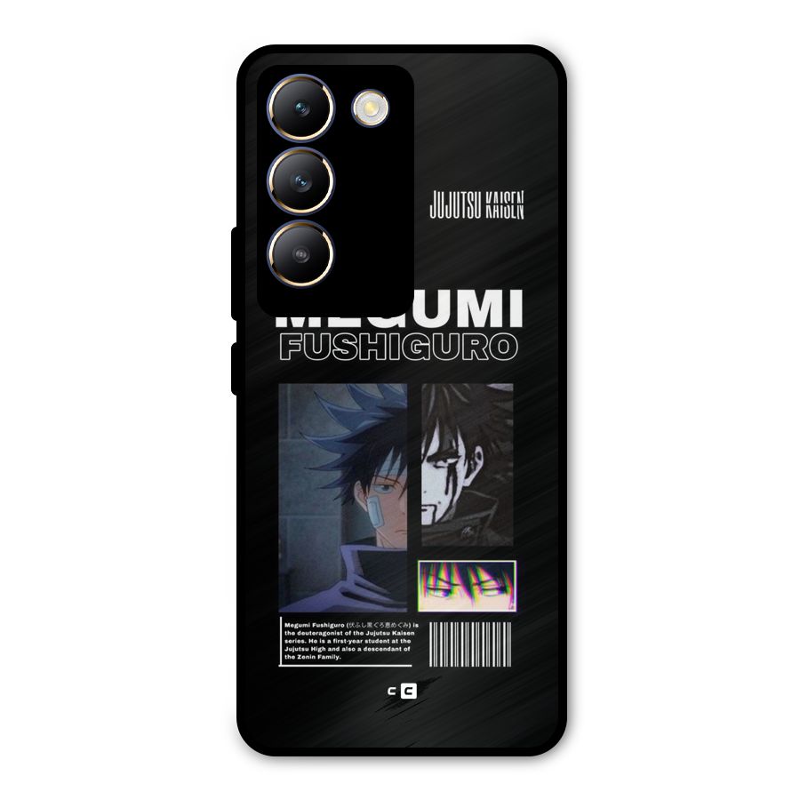 Megumi Fushiguro Metal Back Case for Vivo Y200e