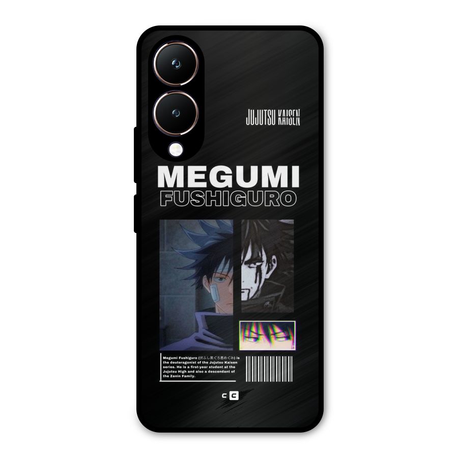 Megumi Fushiguro Metal Back Case for Vivo Y28