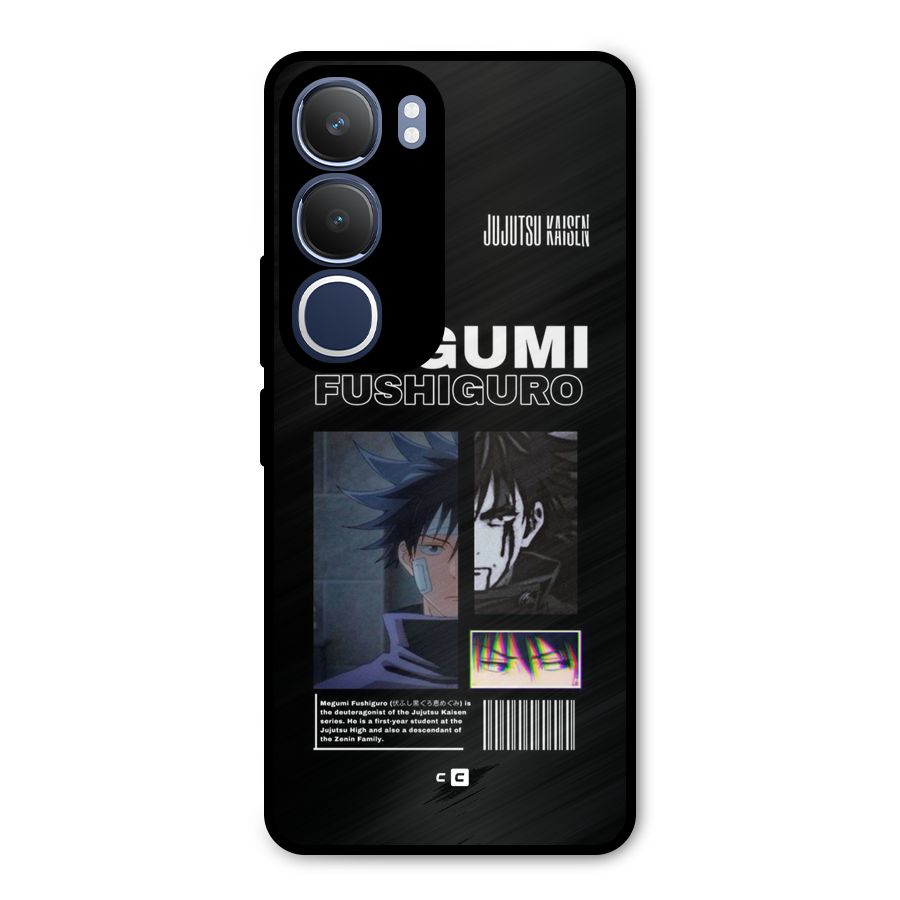 Megumi Fushiguro Metal Back Case for Vivo Y29